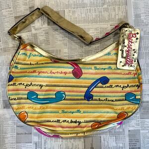 Betseyville Betsey Johnson Vintage Call Me Hobo Shoulder Bag